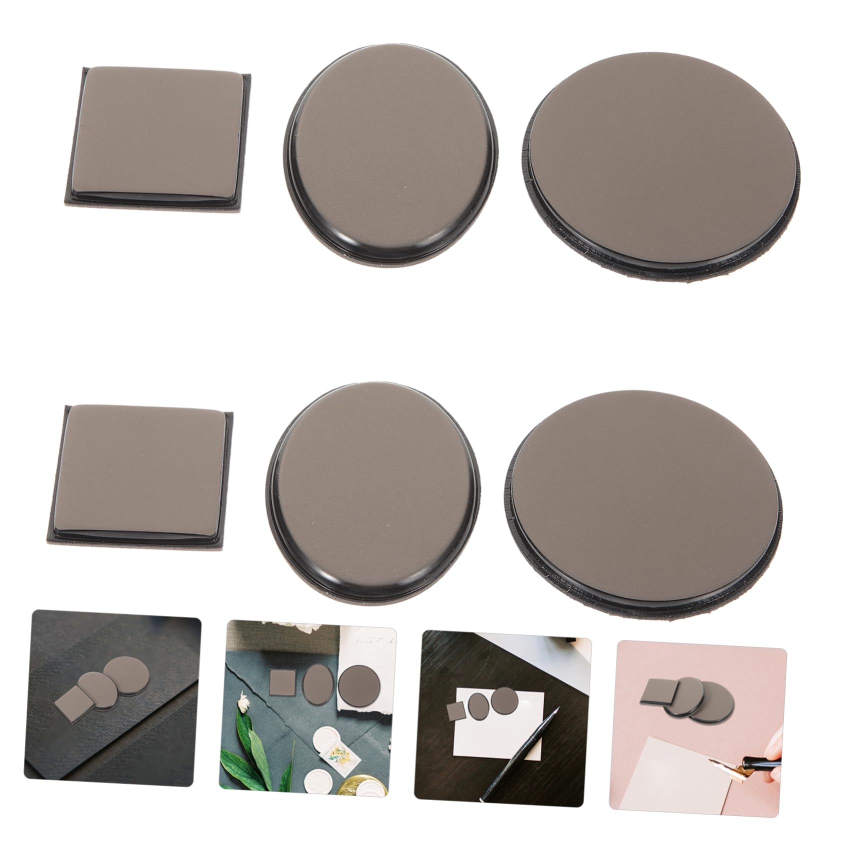 Operitacx 5 Set Tampone per Timbri Fotosensibile Timbri per Animali Domestici per Tampone per Timbri Artigianali Pennarelli per Diari Tampone per Timbri Rosso Tampone per 6 Pezzi*5