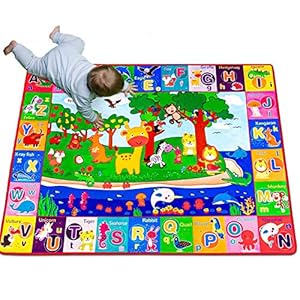 teytoy Baby Cotton Play Mat, Playmat Baby Crawling Mat for Floor Baby Mat Large Super Soft Extra Thick (0.6cm), Plush…