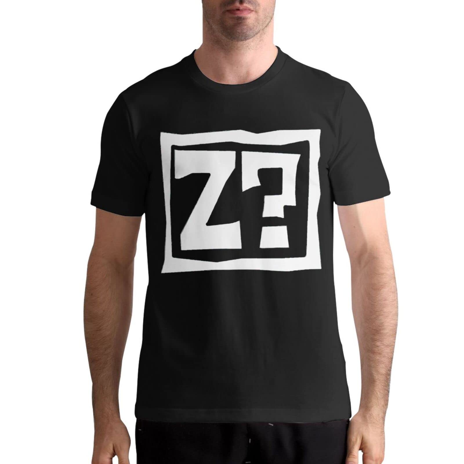 NEWCREATEESMen's T-Shirt Crew Neck Shirts Short Sleeve Tees Summer Cotton Top Black