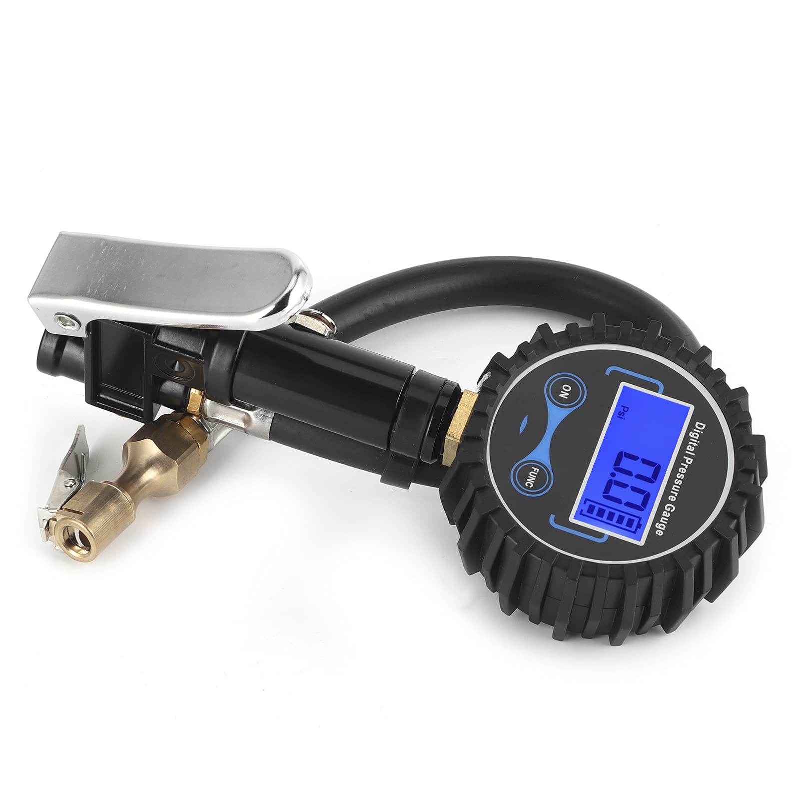 Miernik ciśnienia w oponach 200 psi do monitorowania inflatora cyfrowego wyświetlacza LCD z oświetleniem LED do samochodów, motocykli, pojazdów, stopu aluminium, miedzi, gumy