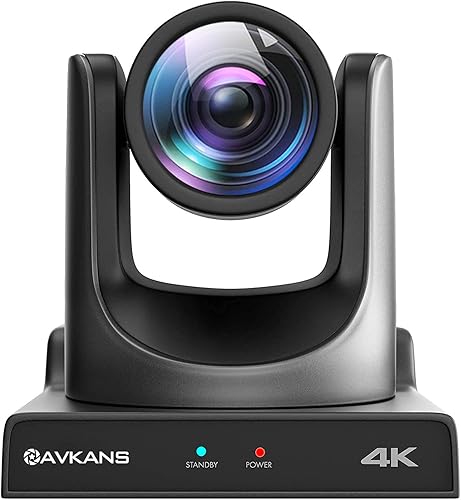 AVKANS Cámara 4K NDI PTZ, cámara PTZ 4K Move 20X con salidas de video USB HDMI SDI, productos oficiales NDI (4K NDI PTZ)