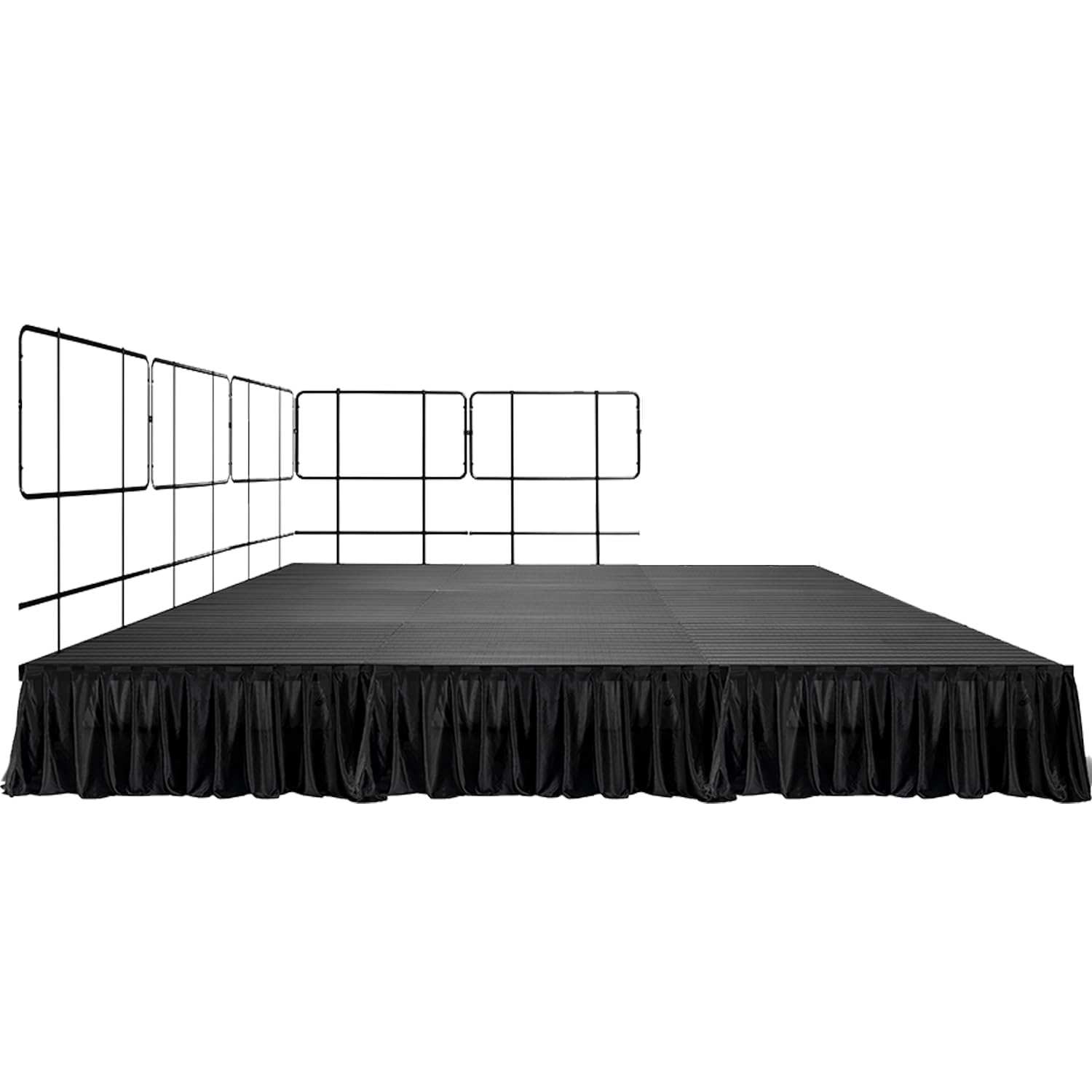 Amazon.com: 12'x12' MyStage - 9 Portable Stages with 5 Railings