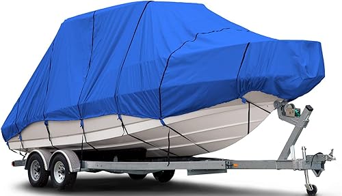 Miniatura 8 de Budge B-621-X7 - Protector de denier 600 para lanchas con T-top y cubierta hardtop, gris, longitud de 22 a 24 pies (ancho de la manga de hasta 106