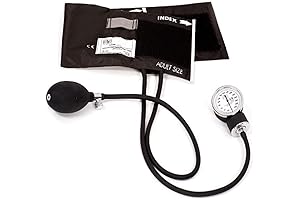 79-BLK Standard Aneroid Sphygmomanometer in Black