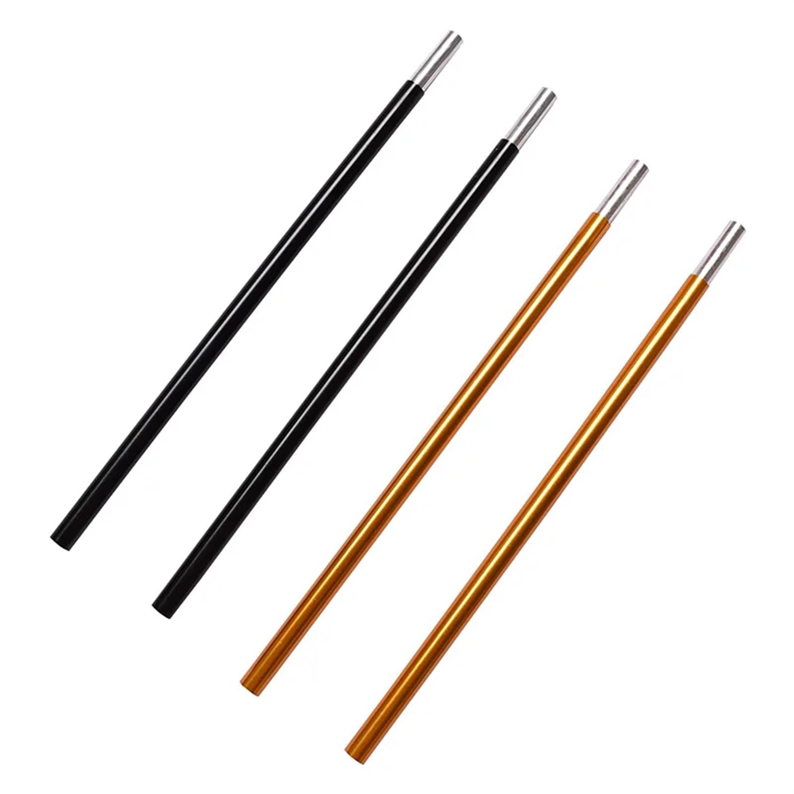 Zeltstange 13 mm / 16 mm / 19 mm Durchmesser 2 Farben Gelb/Schwarz Aluminiumstangenkomponente 40 cm pro Abschnitt (Color : 16MM-01) Sport & Freizeit