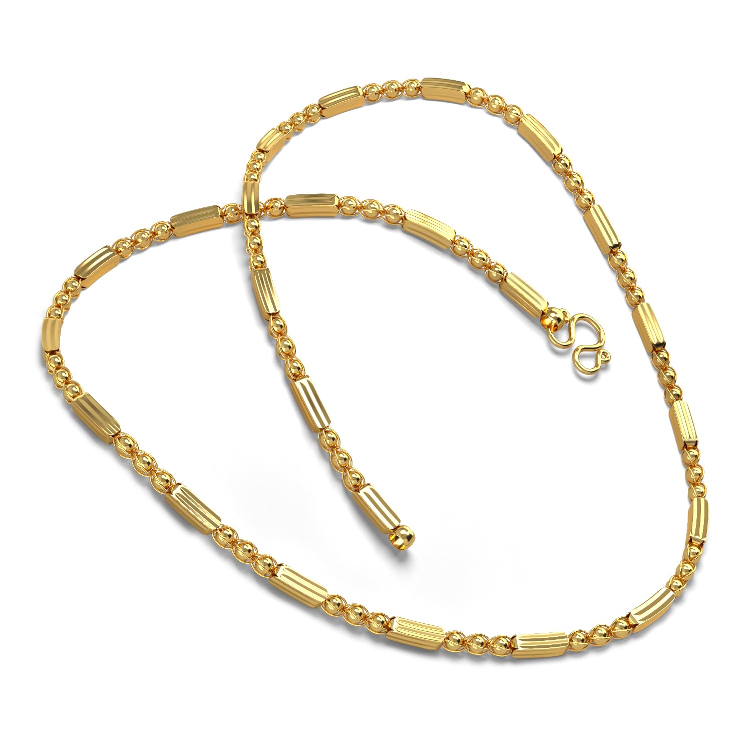 Joyalukkas Womens 22K 916 Purity Designer Gold Ball Chain (B0CYTD3WC9) Amazon Price History, Amazon Price Tracker