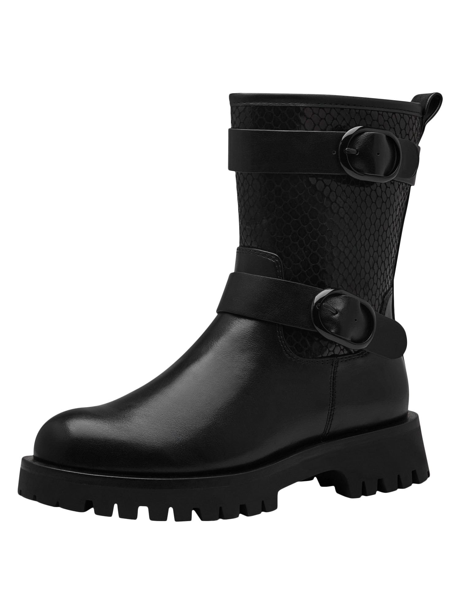 Tamaris Women's Ankle Boots, Black Structure, 6.5 UK