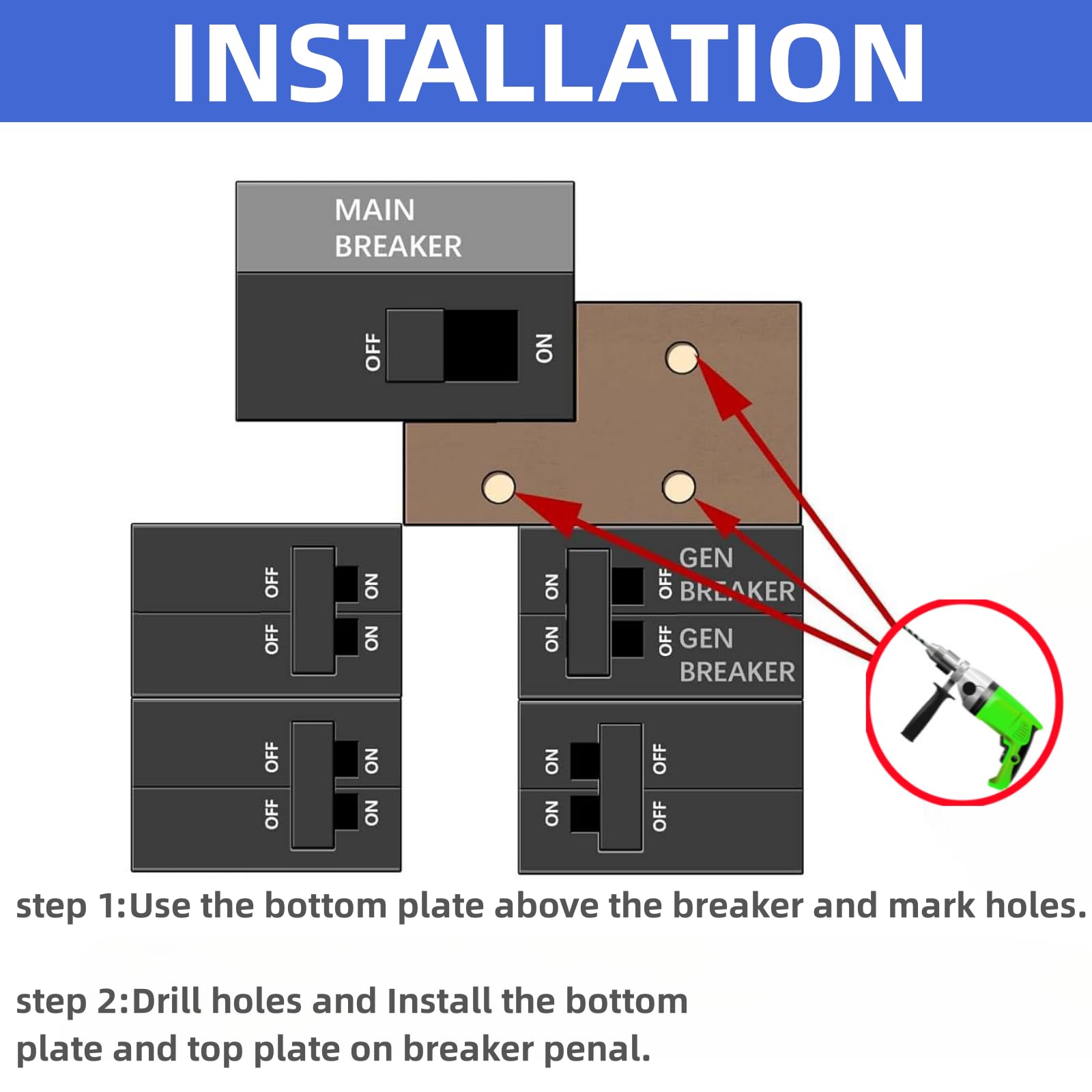 Generator Interlock Kit Compatible with Square D QO or Homeline — Amazon image 4