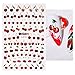 FRUITS FRUITS Autocollants Nail Art Fleurs Motif auto-adhésif Stickers Stickers pour DIY Acrylique Nail Art Accessoires Autocollants à ongles Fleur Autocollants auto-adhésifs pour filles Enfants