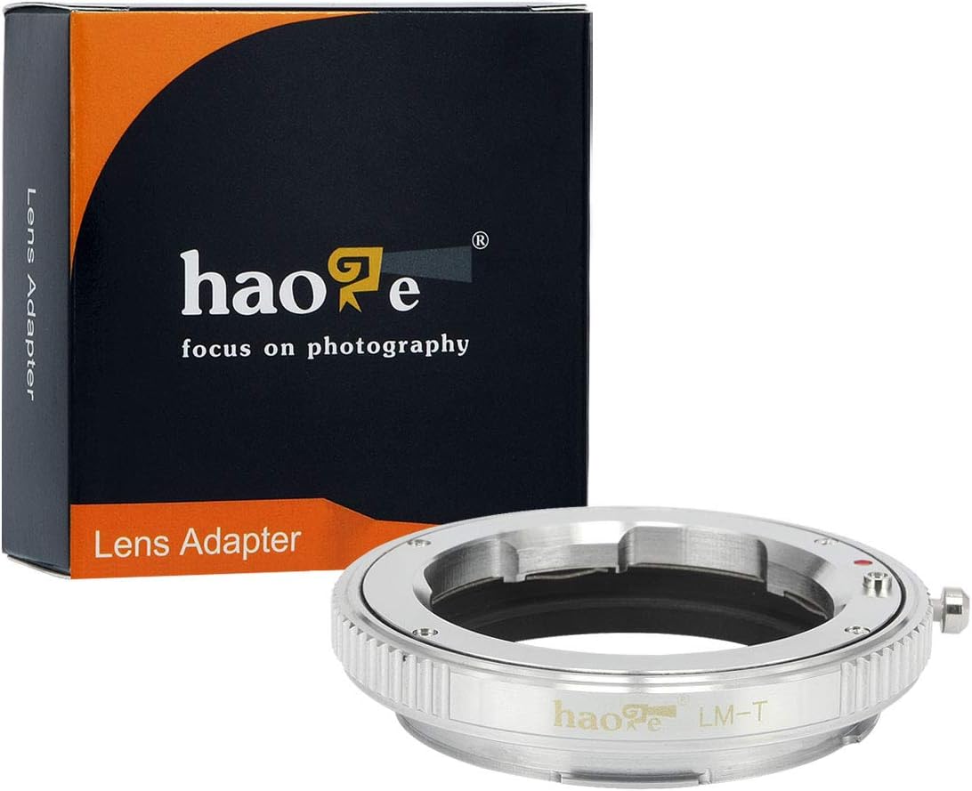 Haoge Manual Lens Mount Adapter for Leica M LM, Zeiss ZM, Voigtlander VM Lens to Leica L Mount Camera Such as T, Typ 701, Typ701, TL, TL2, CL (2017), SL, Typ 601, Typ601