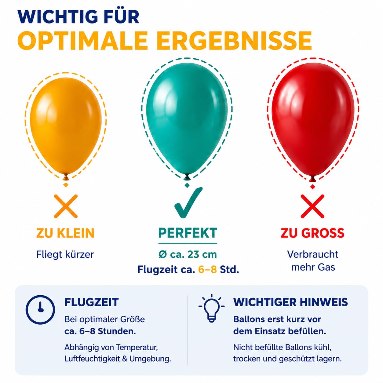 Helium Ballongas für 50 Luftballons – Gasflasche XXL inkl. STAHLMANN Informationsblatt