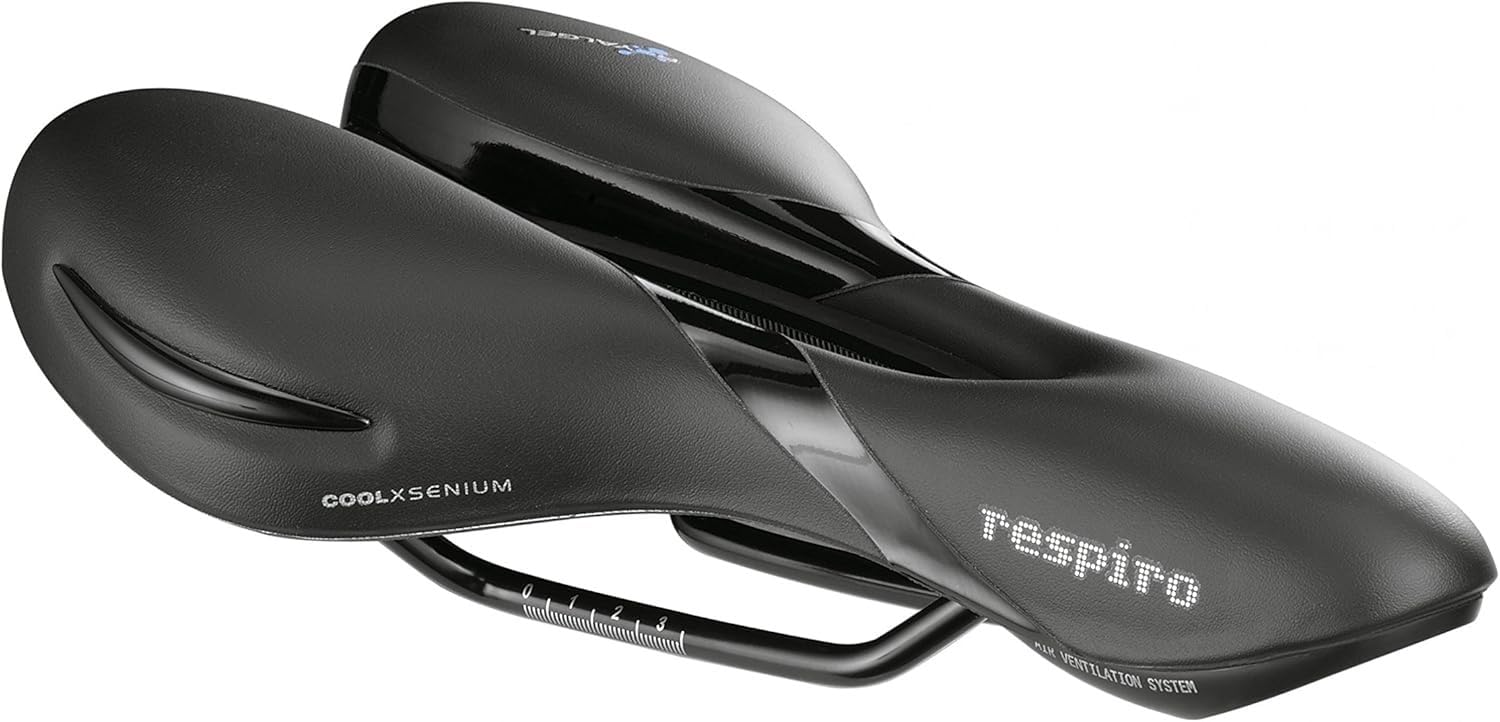 Selle Royal Sattel RESPIRO Soft Ath Atletic, Unisex, schwarz