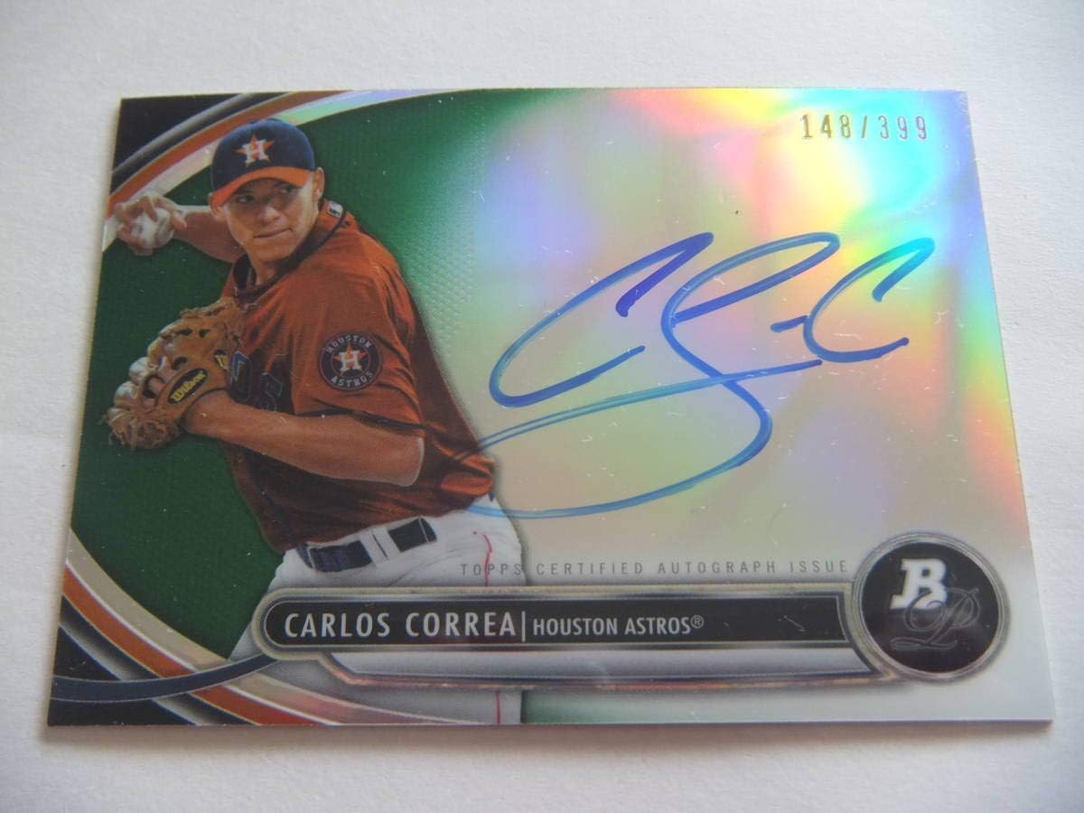 CORREA!! C.コレア 1st ボウクロ 直筆サインルーキーカード 今季絶好調!!＞C.コレア(CORREA) 399枚限定 直筆サインルーキー