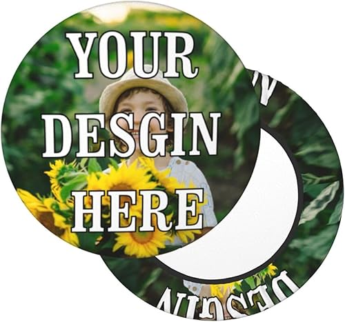 Miniatura 2 de ADAPTOR Funda redonda para taburete de bar, personalizada, personalizable, con tu nombre, texto, logotipo, suave, lavable, para taburete de bar