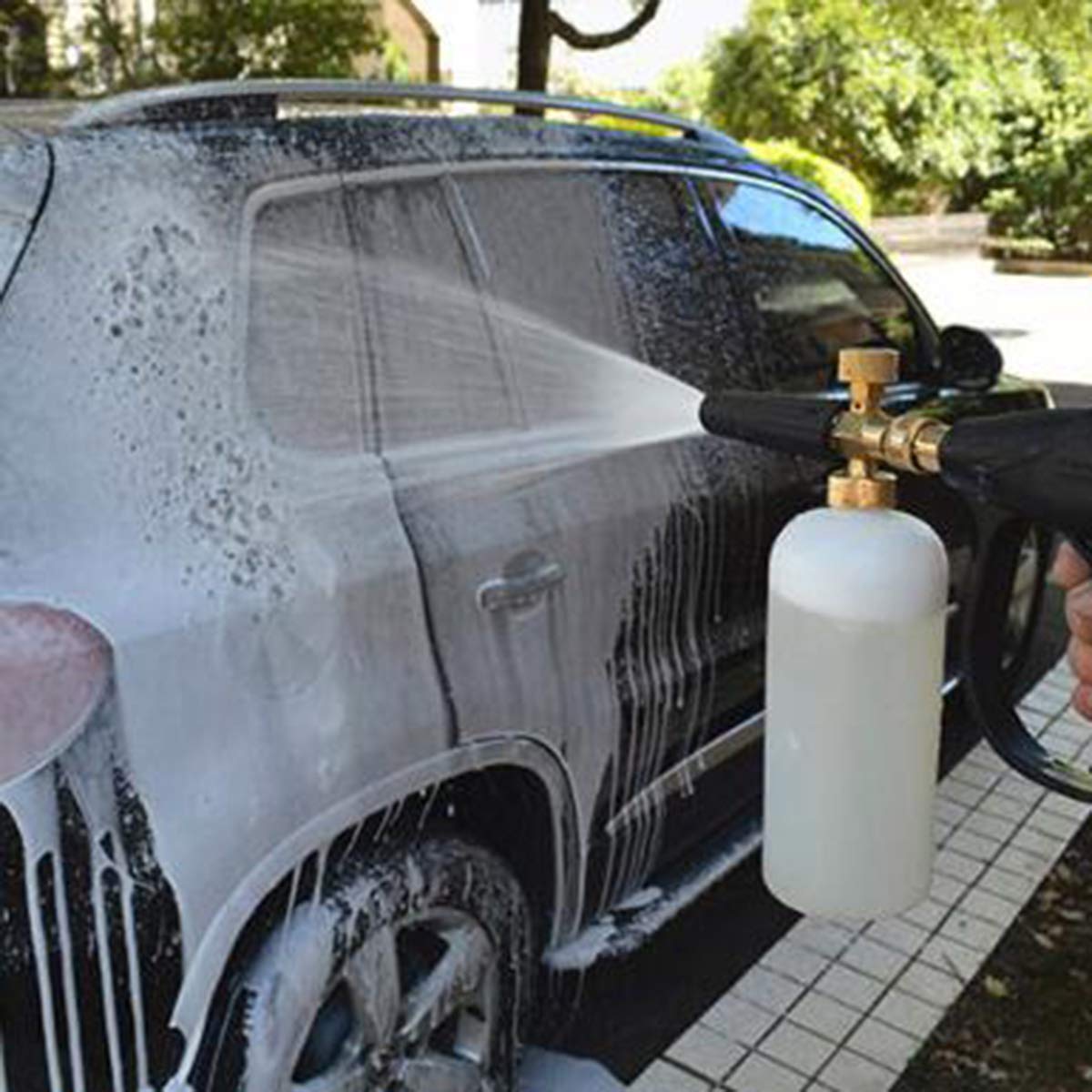 Lancia Schiuma Idropulitrice 3/8 Pollici Jet Wash Fit 14,8 Mm A Sgancio Rapido