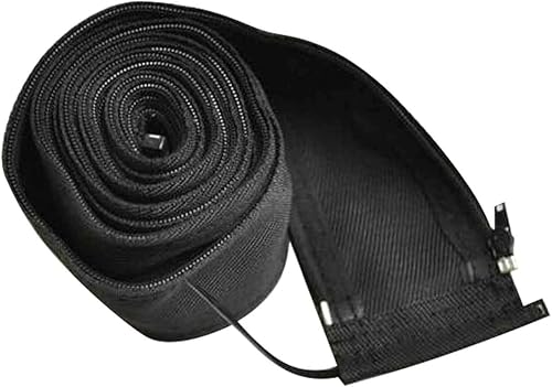 CK CC-3-10 CUBIERTA DE LA MANGUERA 3" X 10' ZIPPERED. COLOR - NEGRO