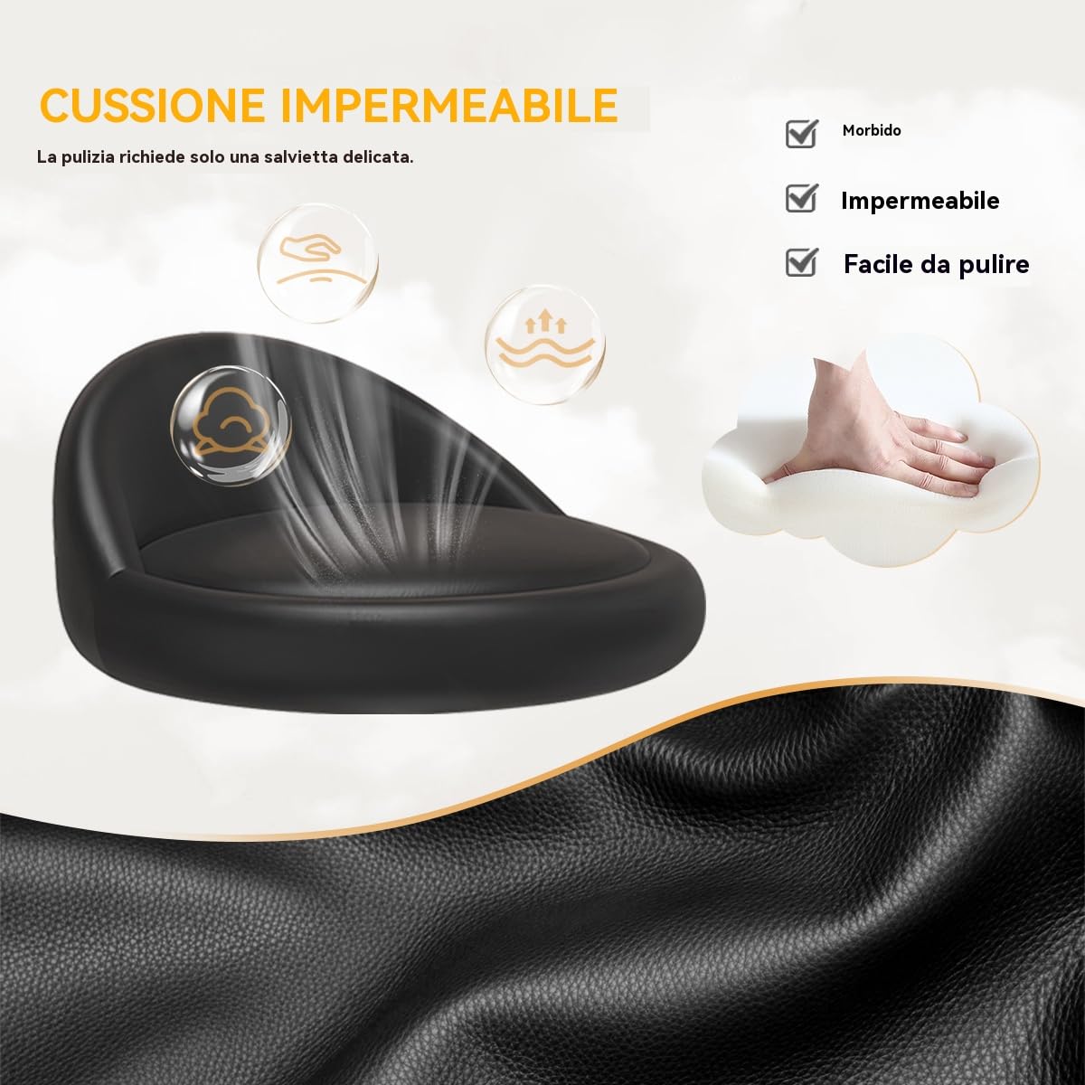 Set di 4 Sgabelli da Bar Regolabili, Sgabelli Girevoli Moderni ed Ergonomici con Schienale per Bancone Cucina, Rivestiti in Pelle PU con Schienale Basso