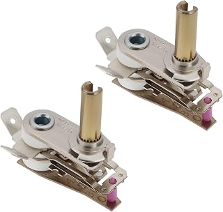 ECSiNG 2Pcs Electric Oven Thermostat KST220 T250 Adjustable Thermostat Bimetal Temperature Controller for Electric Heaters 16A/250VAC