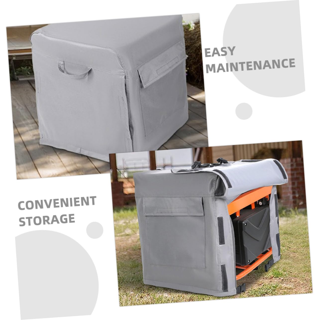TOYANDONA Para Generador Portátil Oxford Resistente Intemperie Prueba De Polvo Para Exteriores Protección Uv Resistente Al Viento h