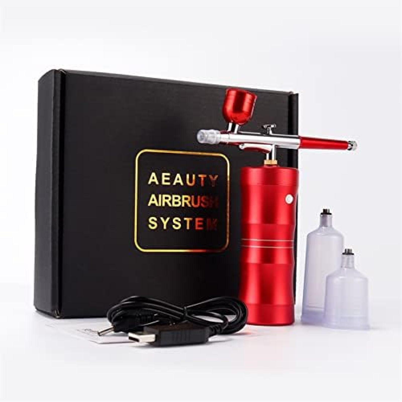 Kit Aerografo Professionale Con Compressore: Per Tatuaggi, Cake Art E Body Painting, Pressione 25 PSI, 220V