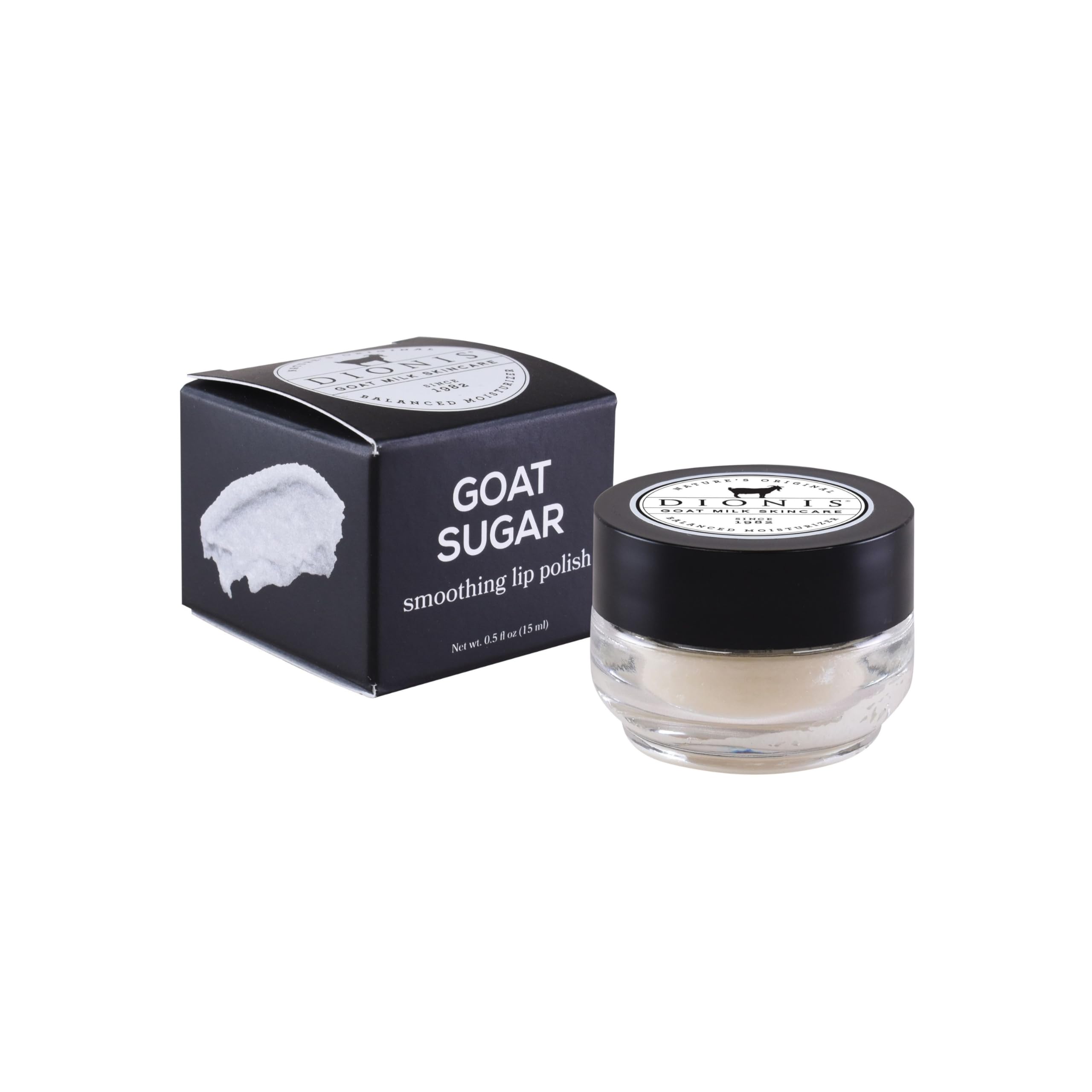 Esmalte labial de azúcar de leche de cabra – Exfoliante suave para labios suaves y lisos, tratamiento de belleza hidratante limpio antes o después del lápiz labial, sin parabenos, sin crueldad