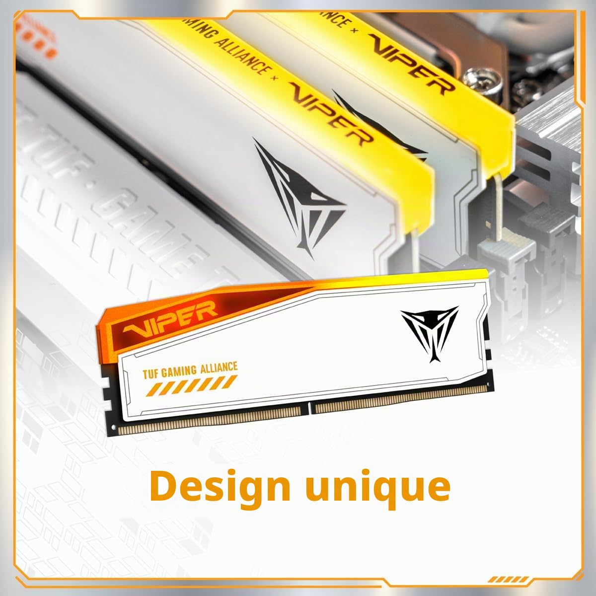 Patriot Viper Elite 5 TUF Gaming RGB DDR5 RAM 32 Go (2X16 Go) 6000 MT/s CL36 Kit de mémoire de Jeu de Bureau UDIMM - PVER532G60C36KT