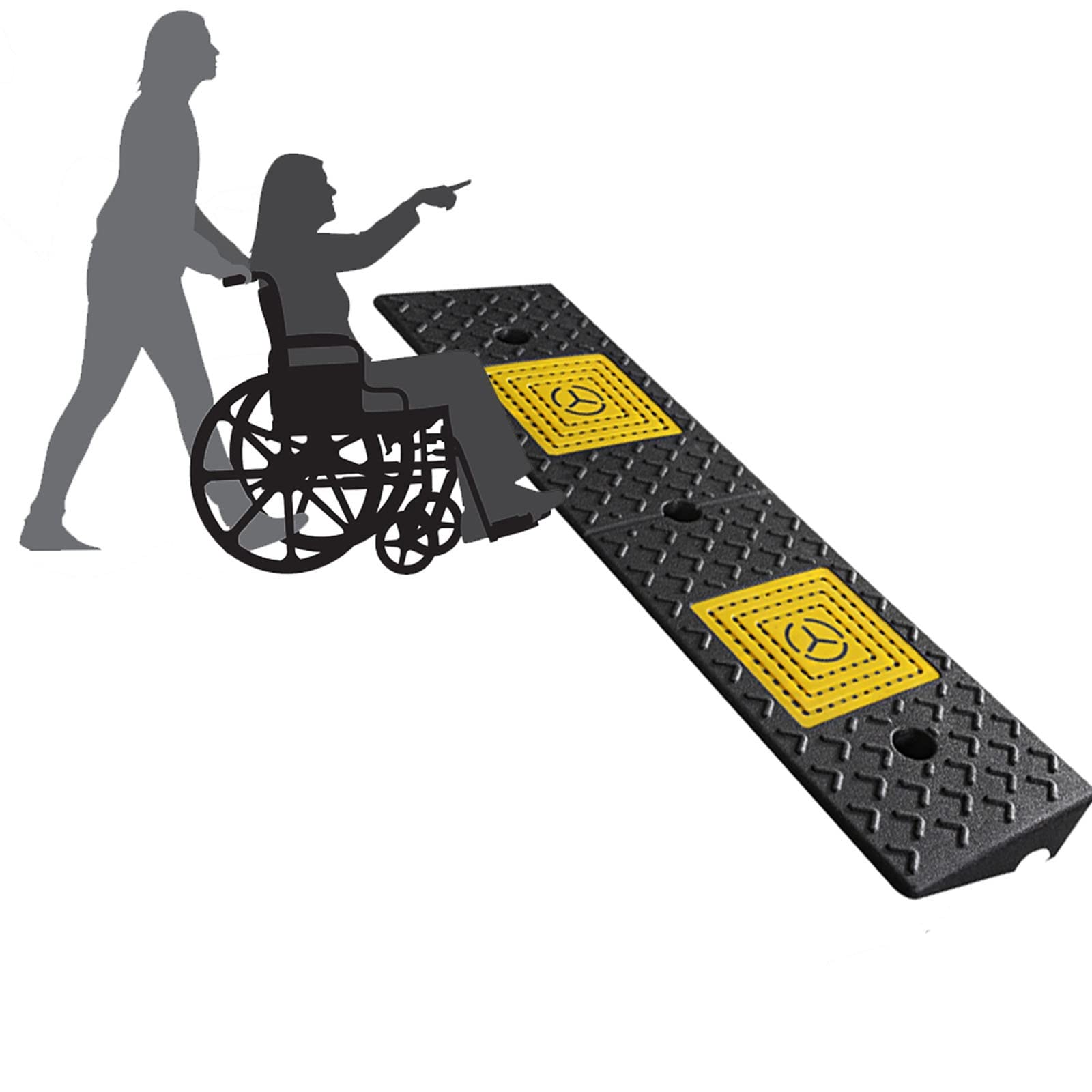 Buy Heavy Duty Driveway Ramp For Curb, Threshold Bridge Tracks Curb