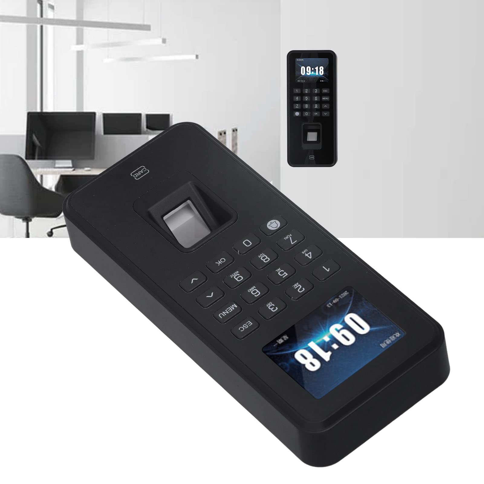 Amazon.co.jp: 従業員用タイムカード 指紋認証キット 勤怠管理機 指