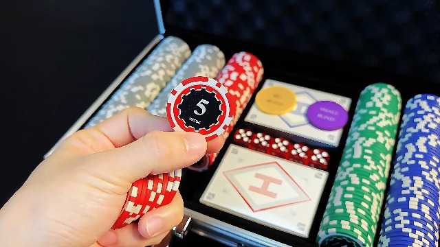 Amazon.com: HEITOK 300-Piece Poker Chip Set - 11.5g Heavyweight