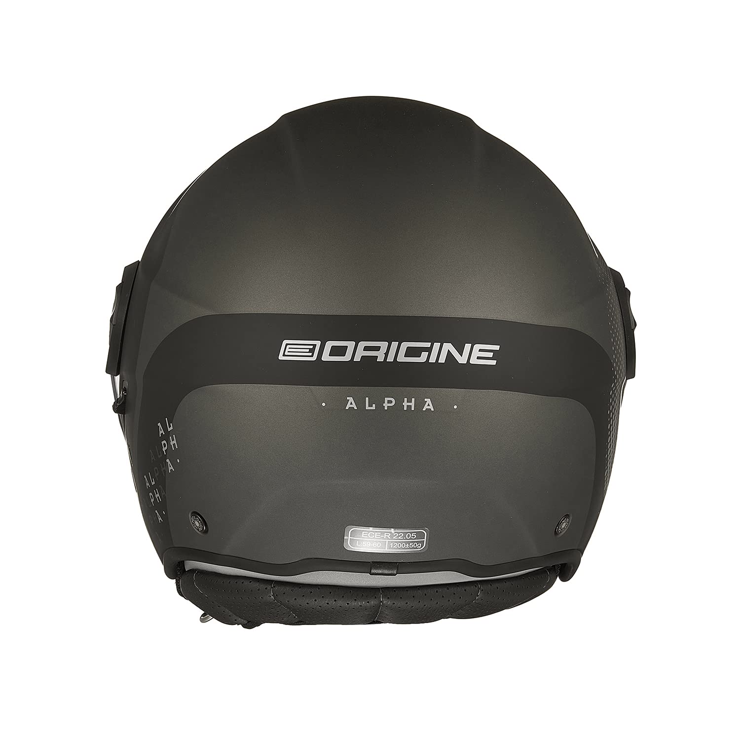 ORIGINE Casco Moto Jet Casco Moto Abierto Scooter con Doble Visera Homologado ECE