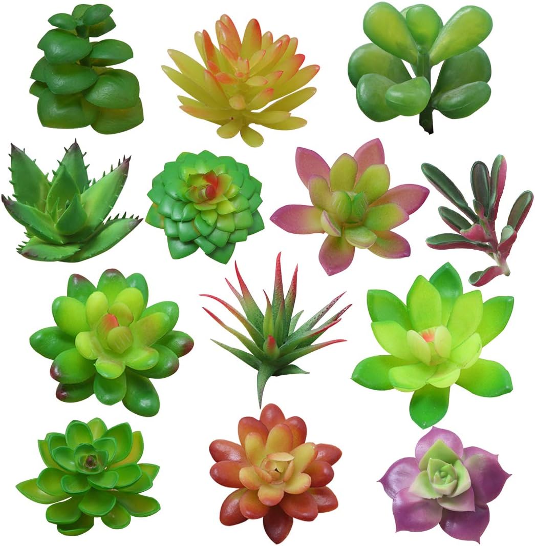 SRK Fake Succulents Artificial Plants Unpotted Fake Moss