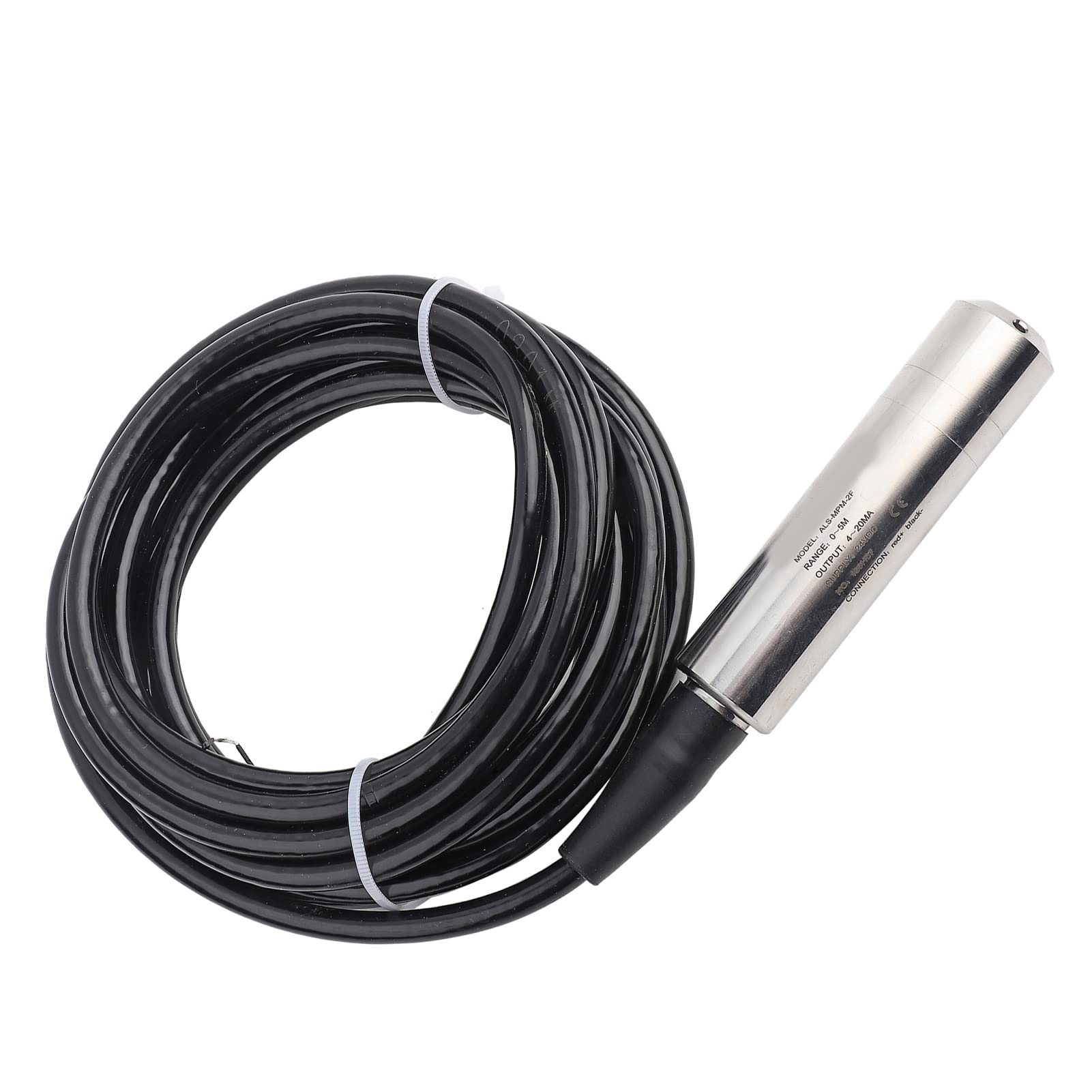 Ftvogue Sensore di Livello dell'Acqua Liquido Trasmettitore di Tipo Throw-in DC 24V 4-20mA per la rilevazione della profondità della Gamma 0-5m