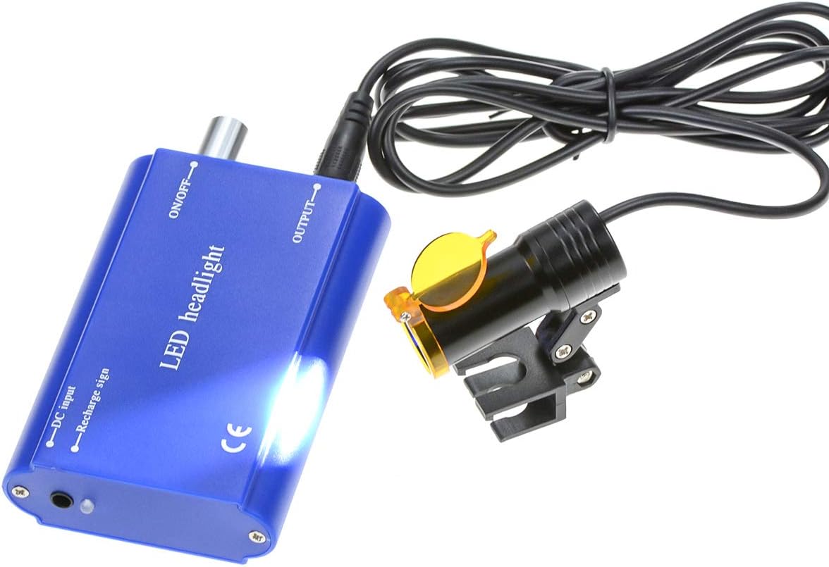 5W Waist Hanging Brightness Headlight Headlamp with Insert type Filter (Blue)