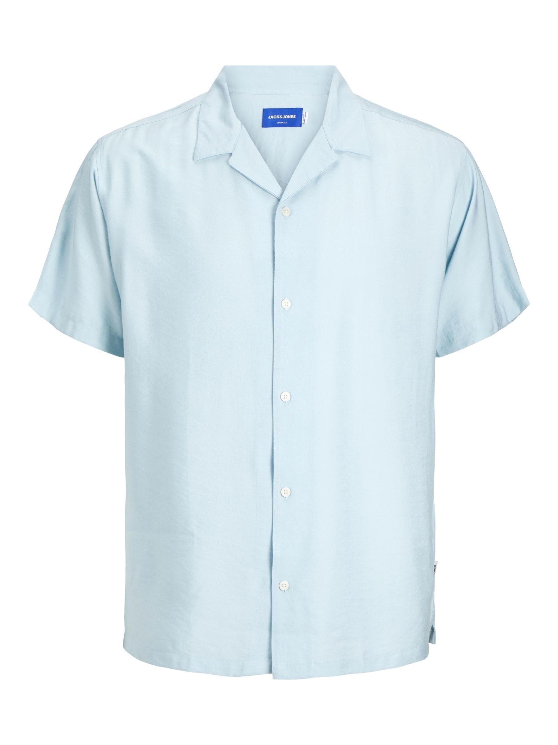 JACK & JONES JORJEFF Marbella Resort Shirt, kristallblau, M