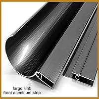 Vista 7 de Toldo para ventana de exterior, con barra de aluminio y soporte de aleación de aluminio, toldo de entrada para puerta de jardín, toldo de entrada