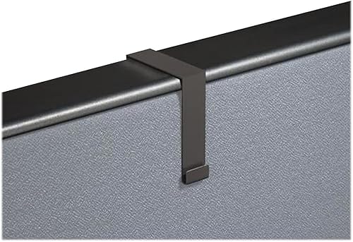 Miniatura 4 de Ganchos cubículos de partición Quartet, se adapta a paredes de 1.5"  2.5" de cubo, matriz, negro (MCH10), Negro