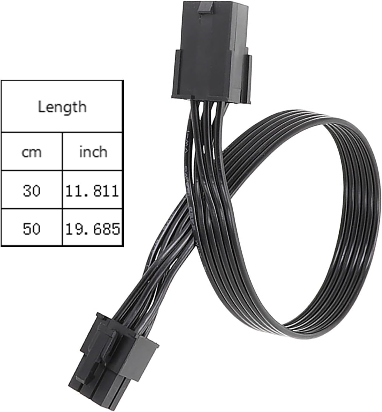 Computer Cable 6pin Graphics Cards Power Cord Male Female Extension Power Flat Cable 6Pin Pcie GPU Computer Accessory