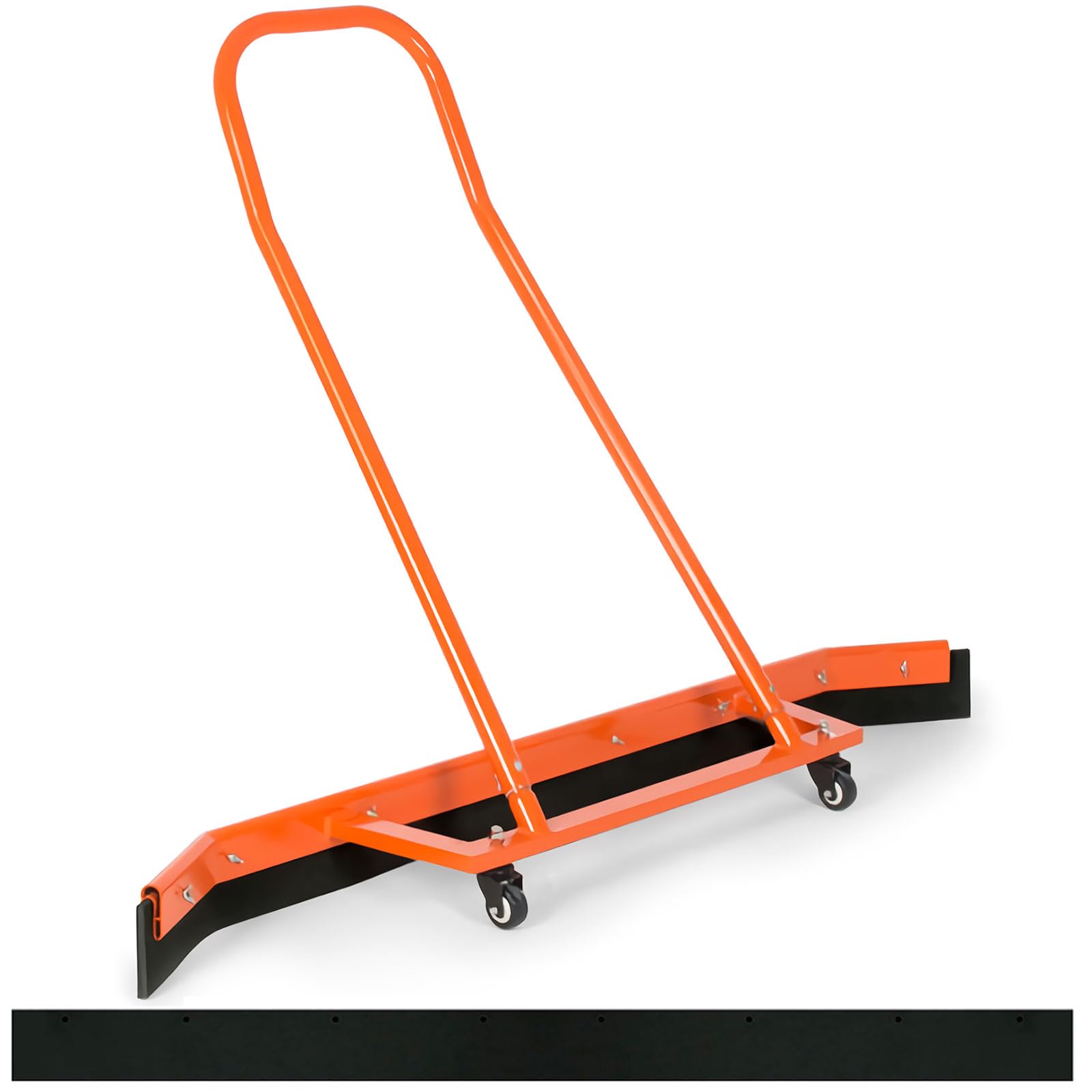 4.3FT Sport Tennis Court Squeegee Floor Squeegee Heavy Duty Commercial Squeegee for Floors with 2PCs EVA Foam Blade