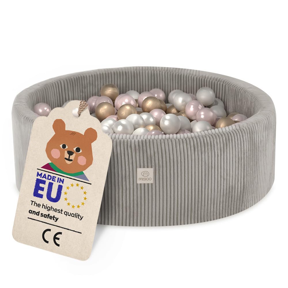 misioo piscine bébé 90x30cm 200 boules