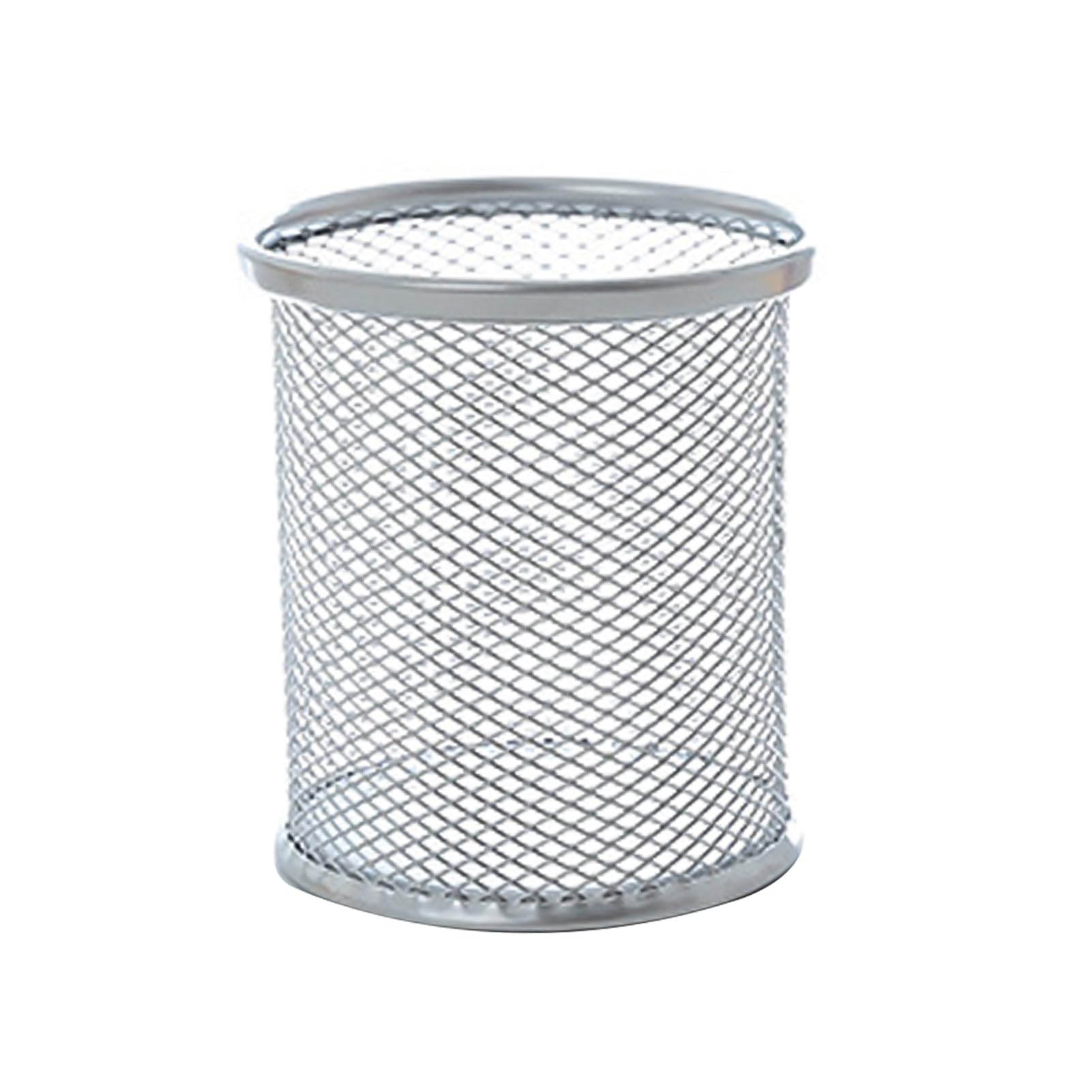 ulafbwur Large Capacity Pen Holder Metal Hollow Pen Pencil Holder Vase Pot Tidy Stationery Storage Desk Container Pen Holder Sturdy Office Organizer