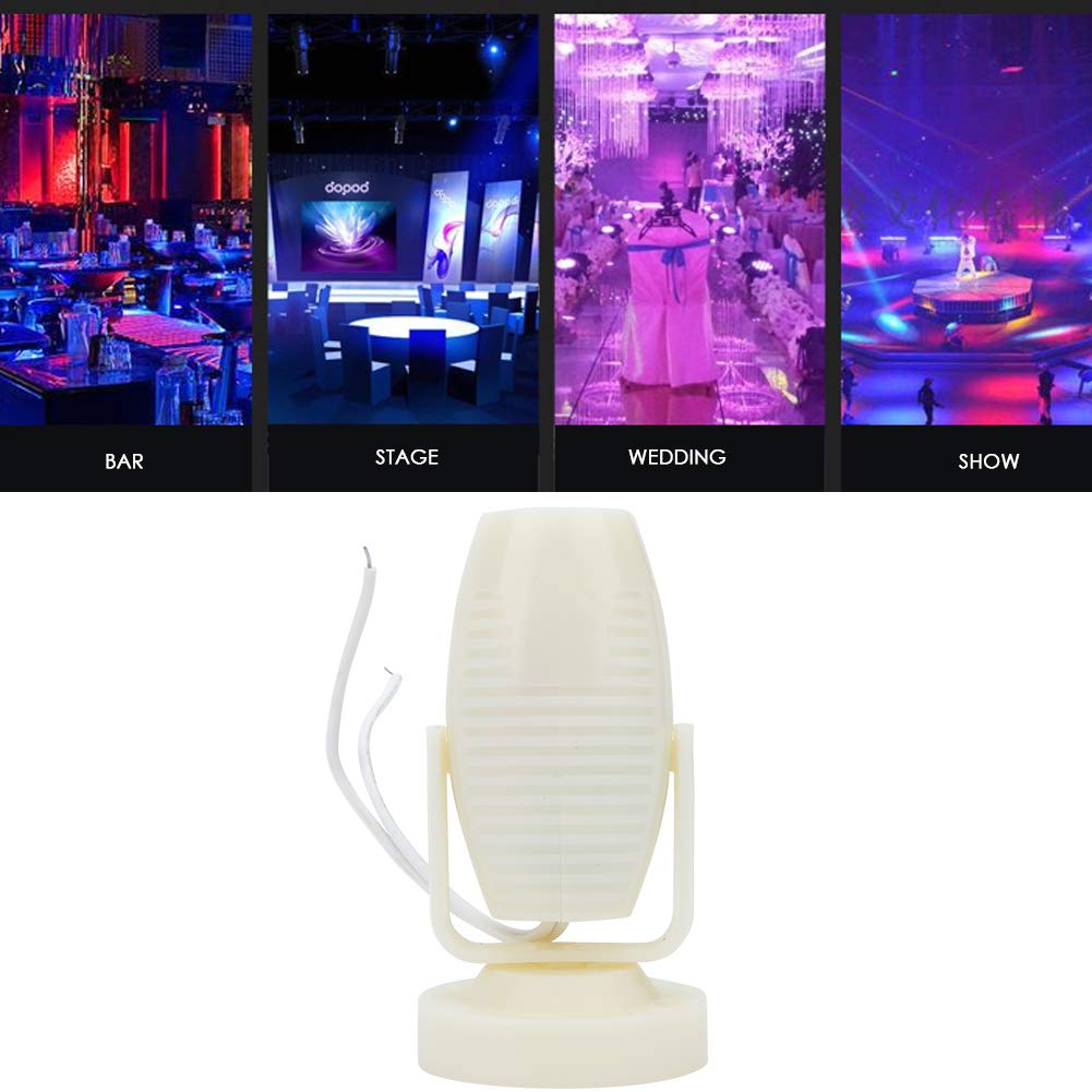 Acouto Faretto A Fascio, CA 85-265 V LED Dimmerabile Fascio Di Luce Colorato Angolo Regolabile Palcoscenico Luci Per DJ Per Eventi Matrimonio Club DJ Dance (Bianco Caldo