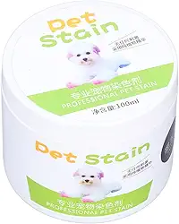 Agente de coloração de pelo de cachorro, moda faça você mesmo, fácil de usar, tintura permanente de pelos de animais de estimação para cuidados com animais de estimação (preto)