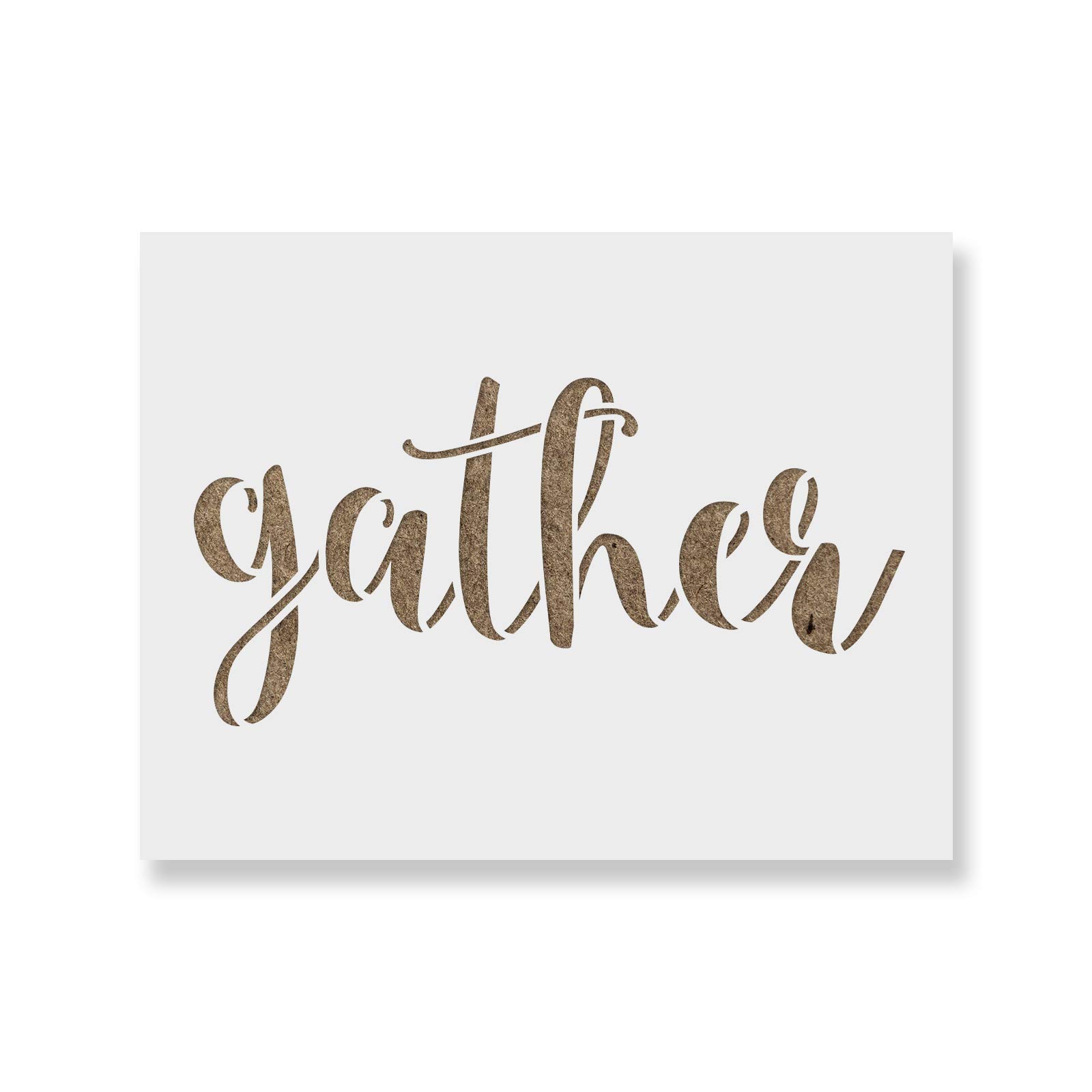 Gather Stencil - Craft Expressive Signs and Quotes Easily, Mylar Gather Stencils