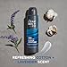 Dove Men+Care Antiperspirant Dry Spray Deodorant for Men Clean Comfort 72 Hour Sweat and Body Odor Protection - 3.8 oz 3 Count