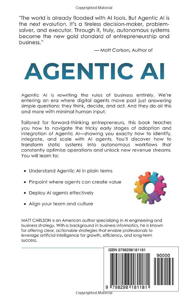 Miniatura 2 de Agentic AI The Complete Guide to Understanding and Integrating Agents Into Your Business Processes and Beyond