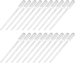 Txibi 200PCS 1ML Disposable Plastic Transfer Pipettes for Fruit Cream Essential Oils Graduated Transfer Pipettes