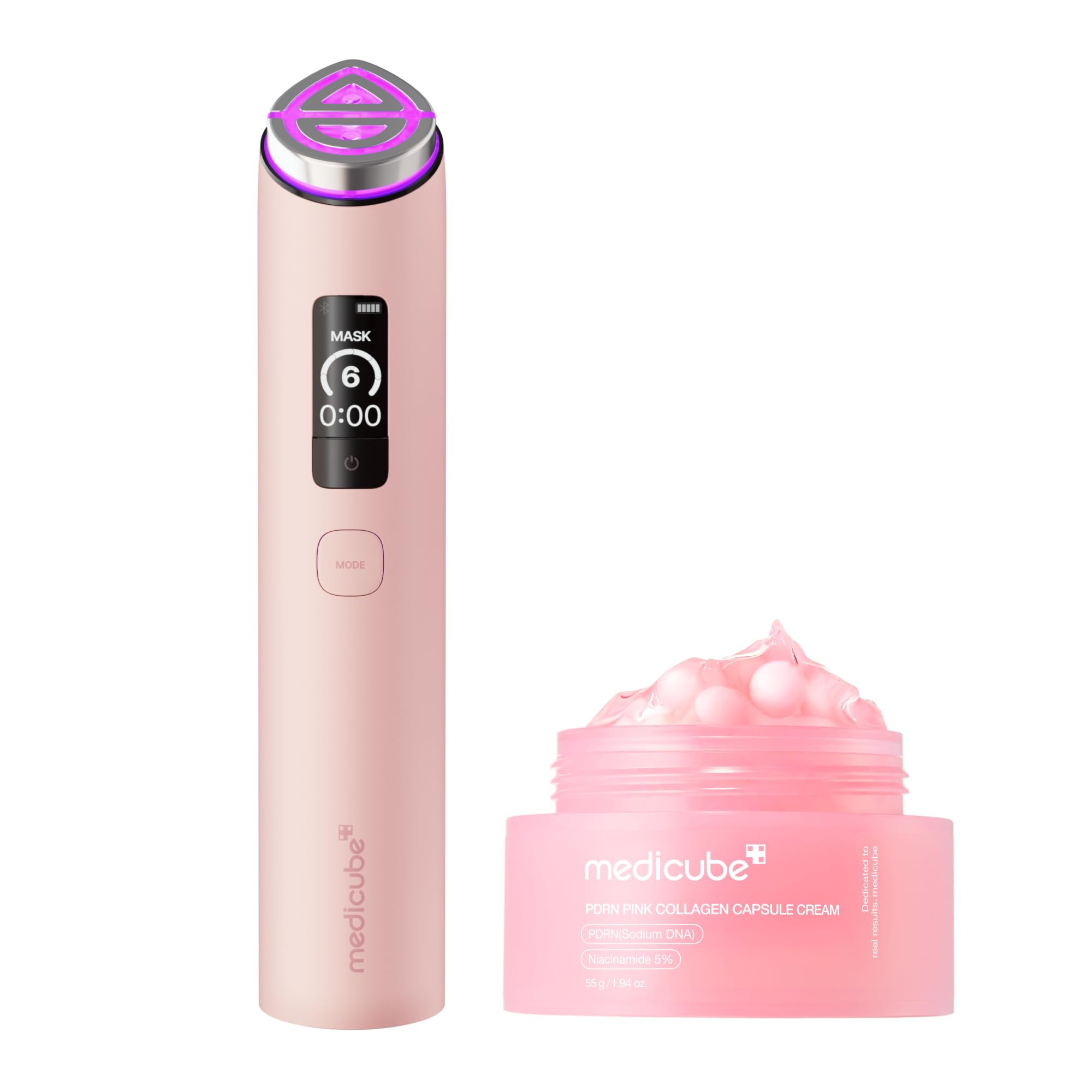 NANA　メディキューブ ブースタープロX2 ピンク medicube Amazon.co.jp: メディキューブ ブースタープロX2 ピンク & PDRN