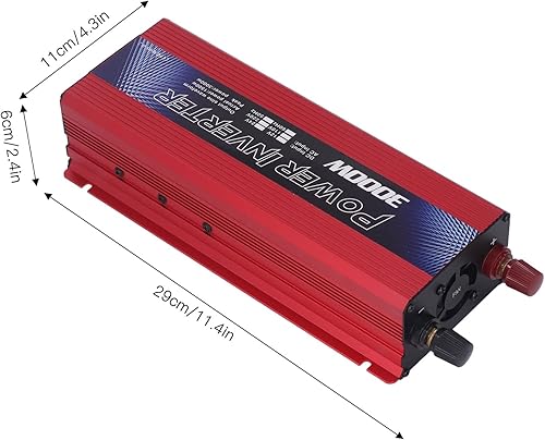 Miniatura 7 de Inversor de corriente de 3000 W CC 12 V a CA 220 V 110 V transformador de potencia para automóvil, convertidor de voltaje de coche con enchufe de 3