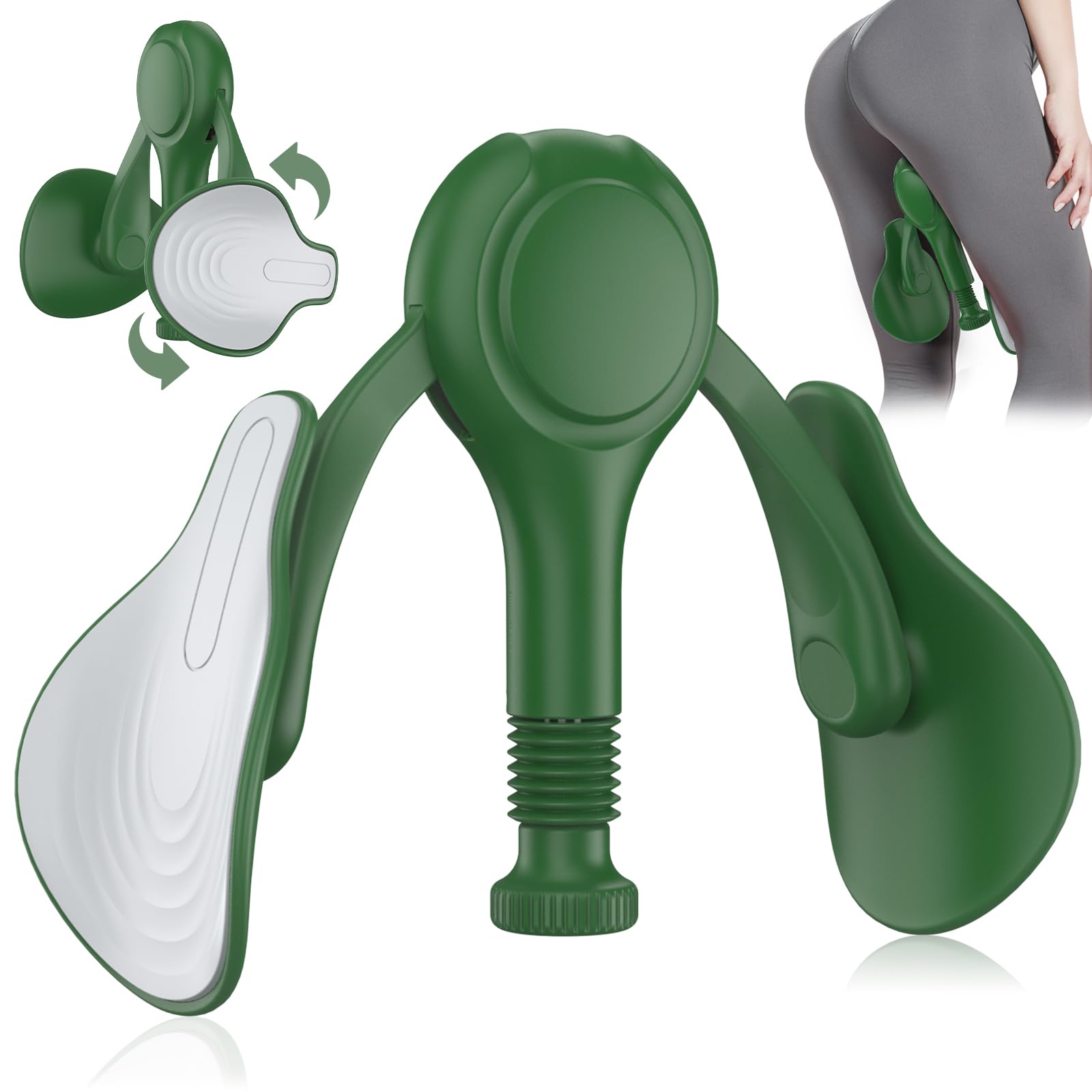 Thigh Master Hip Trainer Kegel Exerciser, Pelvic Floor Trainer for Postpartum Rehabilitation, Inner Thigh Trimmer, Toner Workout
