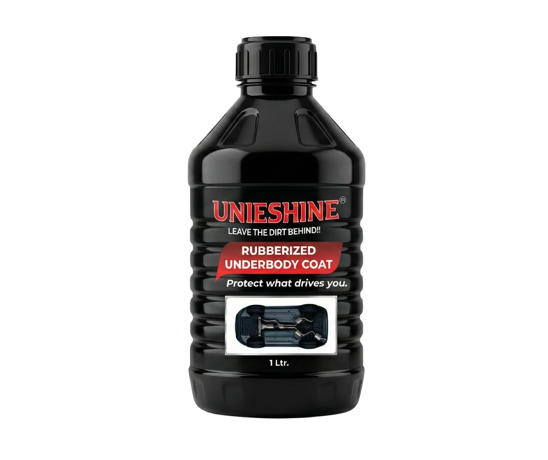Rubberized Underbody Coating 1 LTR | Heavy-Duty Rust Prevention | Waterproof Protection Against Water, Salt & Chemicals | Anti-Rust & Corrosion Shield